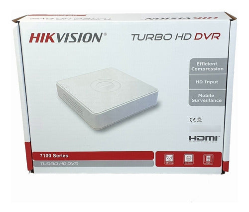 DVR 4 CANALES TURBO HD 720P / 1080P DS-7104HGHI-F1 HIK VISION