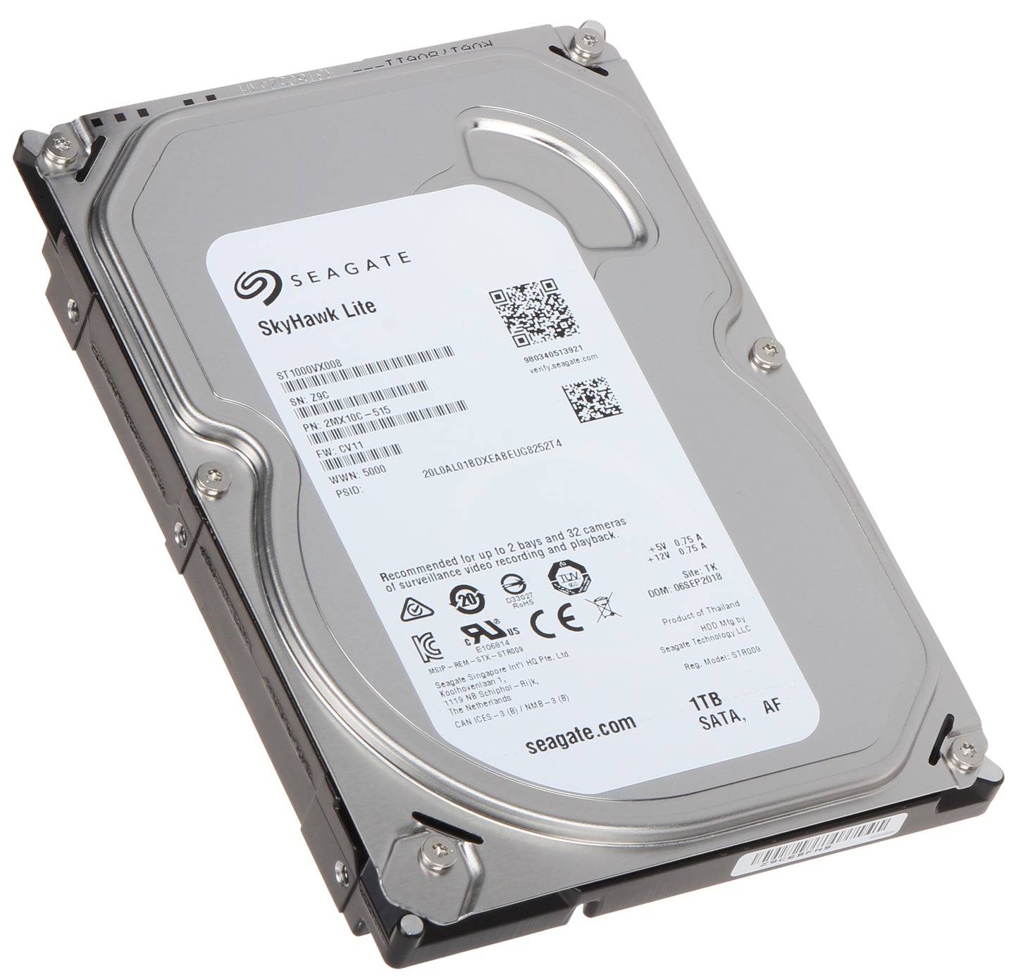 DISCO DURO SEAGATE/DAHUA SKYHAWK 1TB ST1000VX008